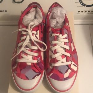Women’s coach pink multicolor shoes